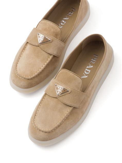 prada quilted loafers|Prada suede loafer booties.